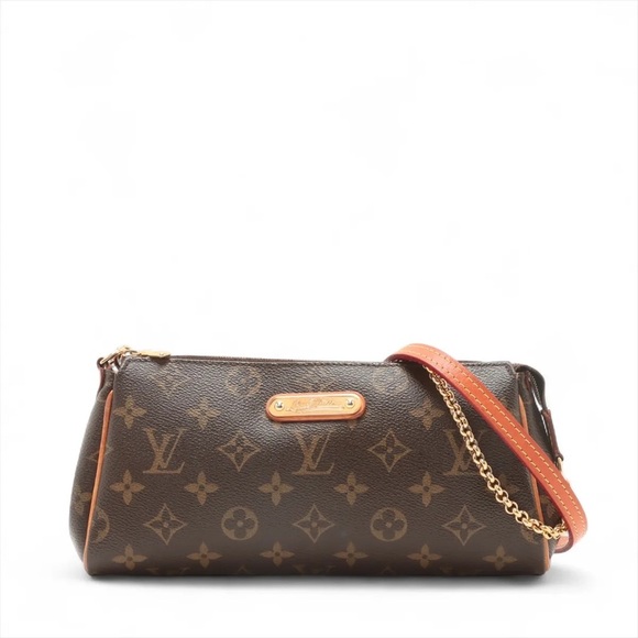 Authentic Louis Vuitton Monogram Eva Brown Canvas Shoulder Bag COA INCLUDED - Picture 2 of 12